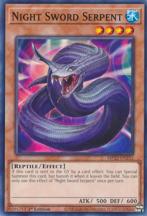 Night Sword Serpent [MP22-EN232] Common - PCA Designer Toys