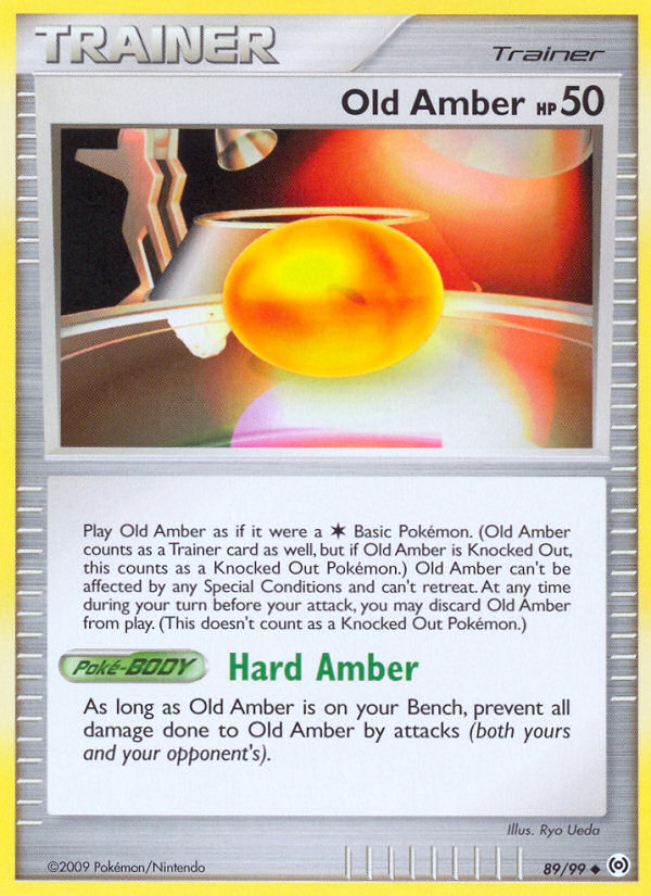 Old Amber (89/99) [Platinum: Arceus] - PCA Designer Toys