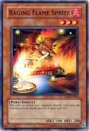 Raging Flame Sprite [DR3-EN080] Common - PCA Designer Toys