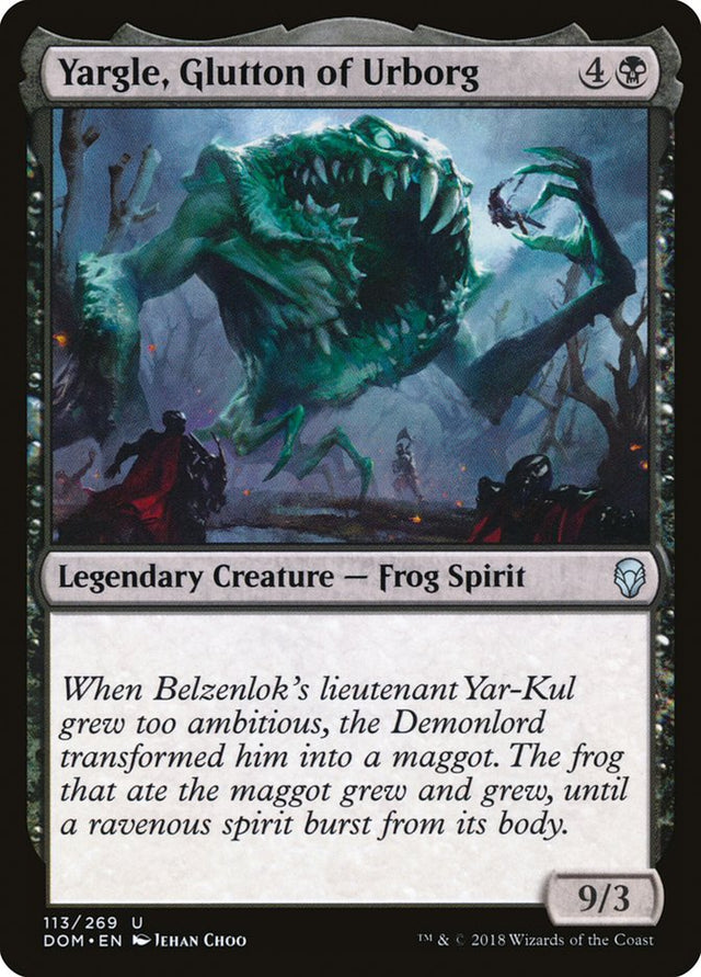 Yargle, Glutton of Urborg [Dominaria] - PCA Designer Toys
