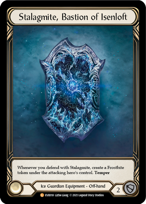 Stalagmite, Bastion of Isenloft [EVR018] (Everfest)  1st Edition Cold Foil - PCA Designer Toys