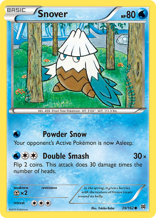 Snover (39/162) [XY: BREAKthrough] - PCA Designer Toys