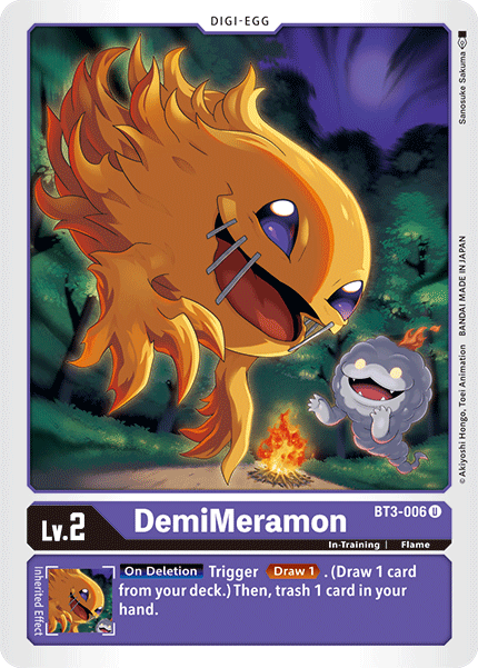 DemiMeramon [BT3-006] [Release Special Booster Ver.1.5] - PCA Designer Toys