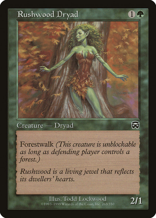Rushwood Dryad [Mercadian Masques] - PCA Designer Toys