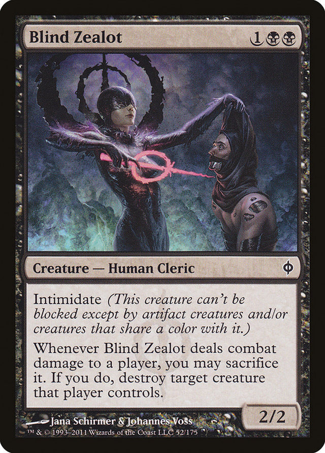 Blind Zealot [New Phyrexia] - PCA Designer Toys