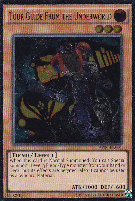 Tour Guide From the Underworld [AP06-EN001] Ultimate Rare - PCA Designer Toys