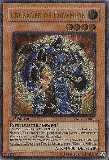 Crusader of Endymion [SOVR-EN030] Ultimate Rare - PCA Designer Toys