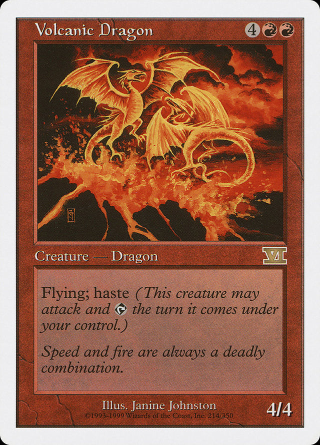 Volcanic Dragon [Classic Sixth Edition] - PCA Designer Toys