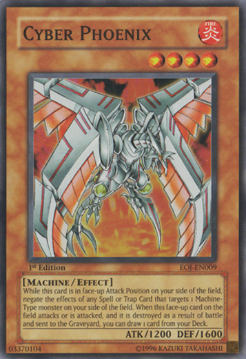 Cyber Phoenix [EOJ-EN009] Super Rare - PCA Designer Toys