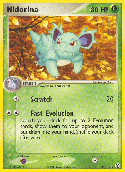 Nidorina (40/112) [EX: FireRed & LeafGreen] - PCA Designer Toys