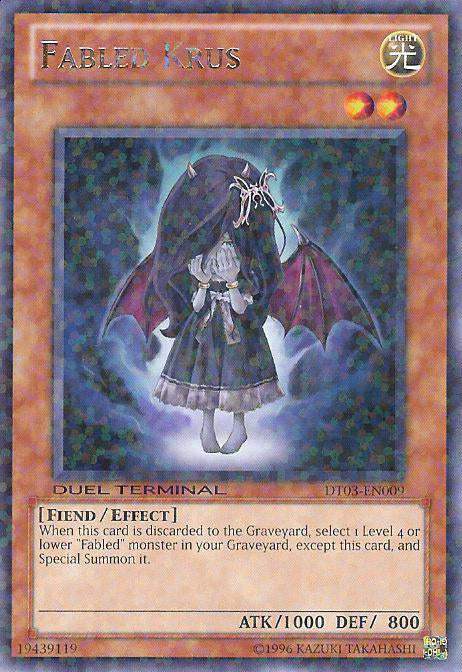 Fabled Krus [DT03-EN009] Rare - PCA Designer Toys