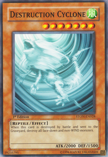 Destruction Cyclone [STON-EN028] Common - PCA Designer Toys