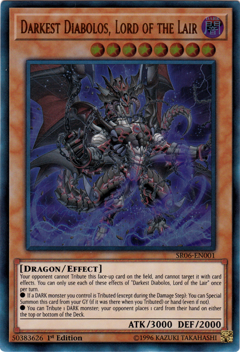 Darkest Diabolos, Lord of the Lair [SR06-EN001] Ultra Rare - PCA Designer Toys