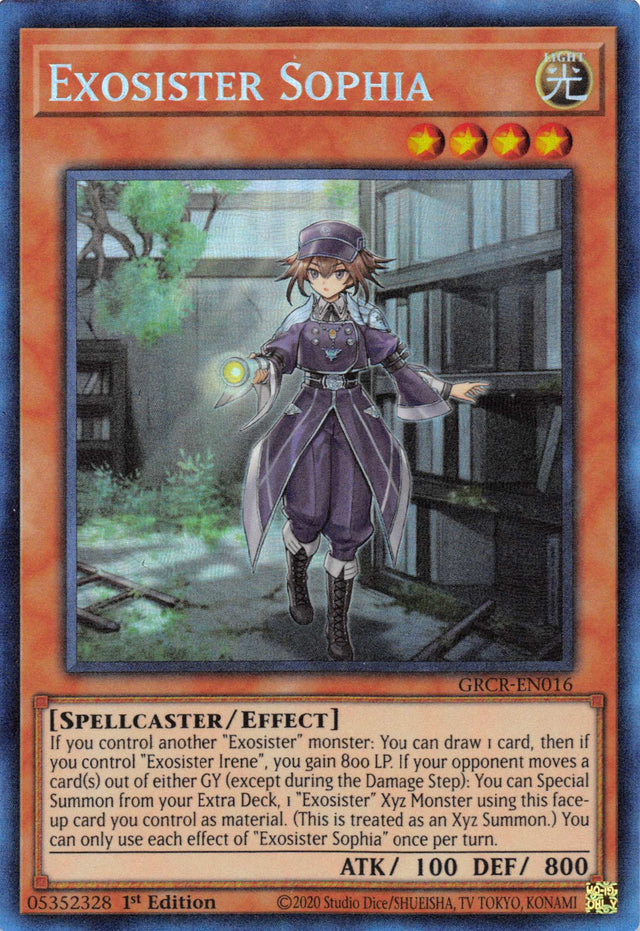 Exosister Sophia [GRCR-EN016] Collector's Rare - PCA Designer Toys