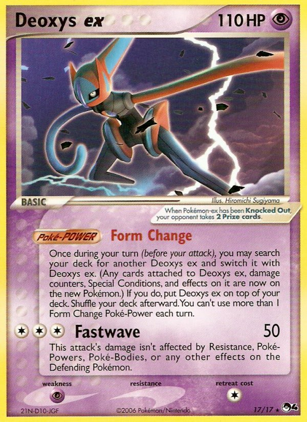 Deoxys ex (17/17) [POP Series 4] - PCA Designer Toys