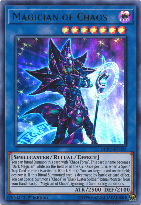 Magician of Chaos [DUPO-EN001] Ultra Rare - PCA Designer Toys