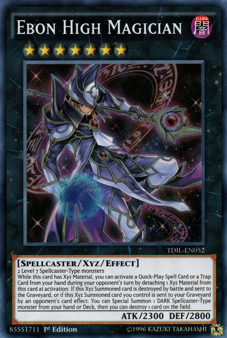 Ebon High Magician [TDIL-EN052] Super Rare - PCA Designer Toys