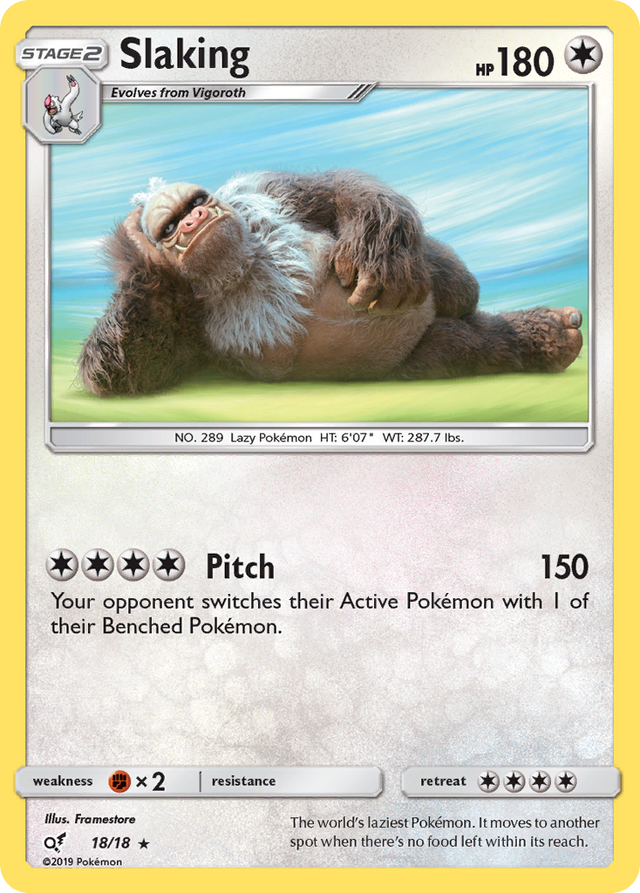 Slaking (18/18) [Sun & Moon: Detective Pikachu] - PCA Designer Toys