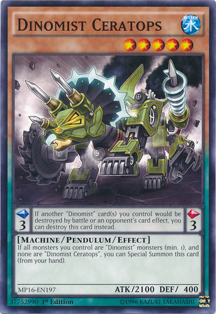 Dinomist Ceratops [MP16-EN197] Common - PCA Designer Toys
