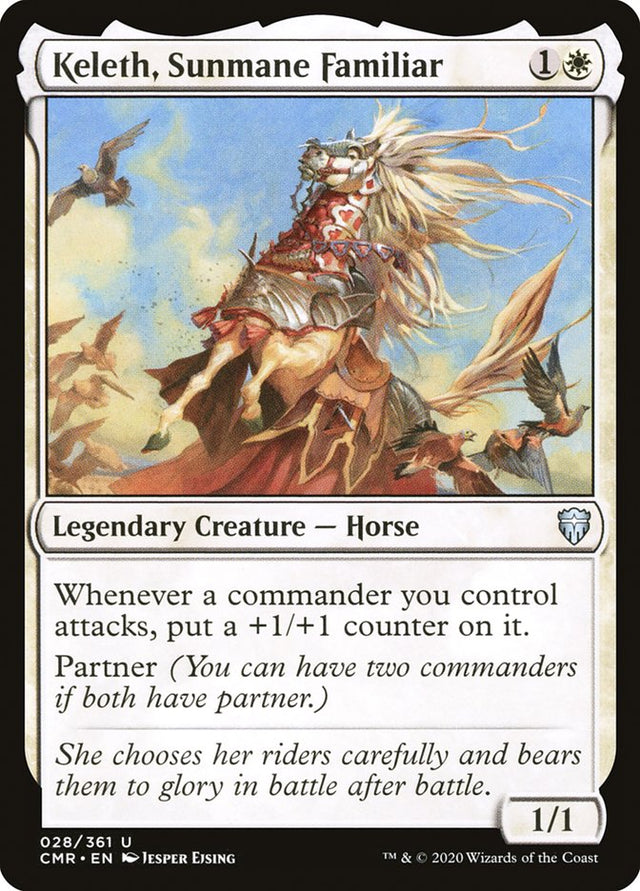 Keleth, Sunmane Familiar [Commander Legends] - PCA Designer Toys