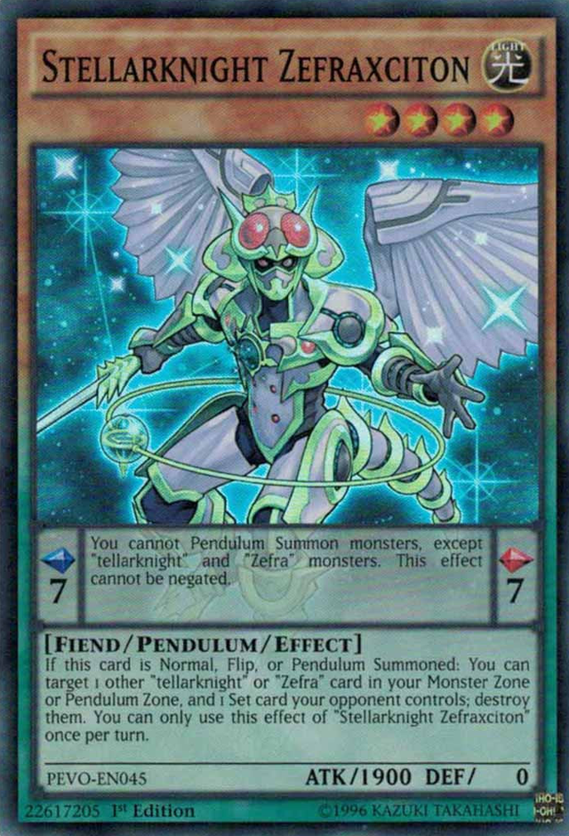 Stellarknight Zefraxciton [PEVO-EN045] Super Rare - PCA Designer Toys