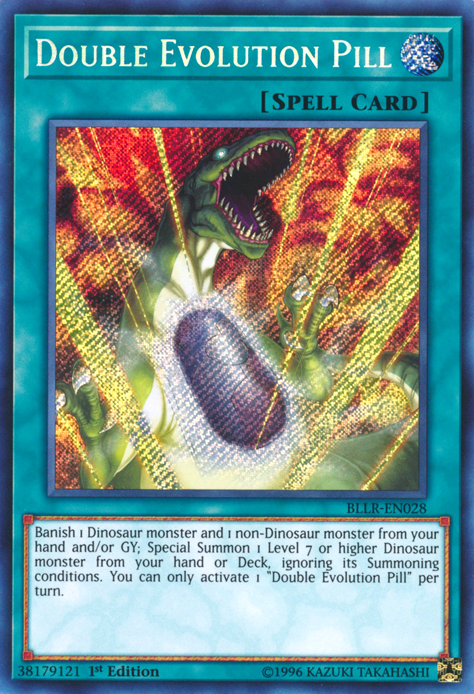 Double Evolution Pill [BLLR-EN028] Secret Rare - PCA Designer Toys