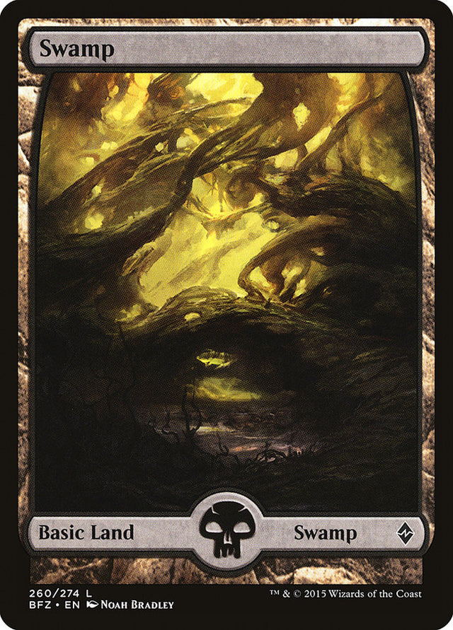 Swamp (260) [Battle for Zendikar] - PCA Designer Toys