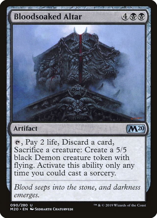 Bloodsoaked Altar [Core Set 2020] - PCA Designer Toys