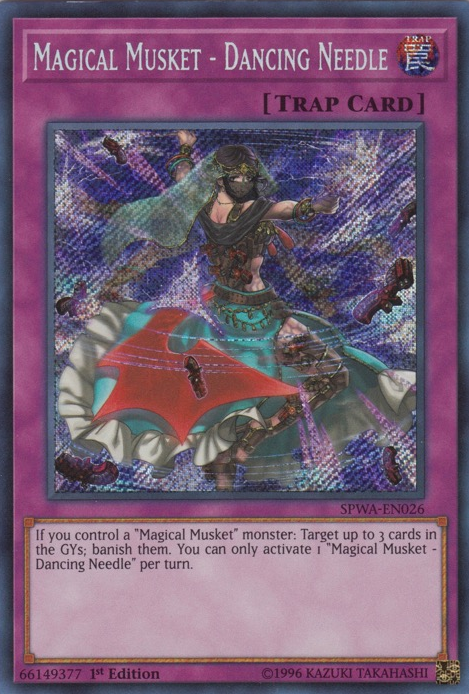 Magical Musket - Dancing Needle [SPWA-EN026] Secret Rare - PCA Designer Toys