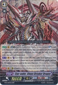 Star-vader, Chaos Breaker Dragon (BT13/007EN) [Catastrophic Outbreak] - PCA Designer Toys