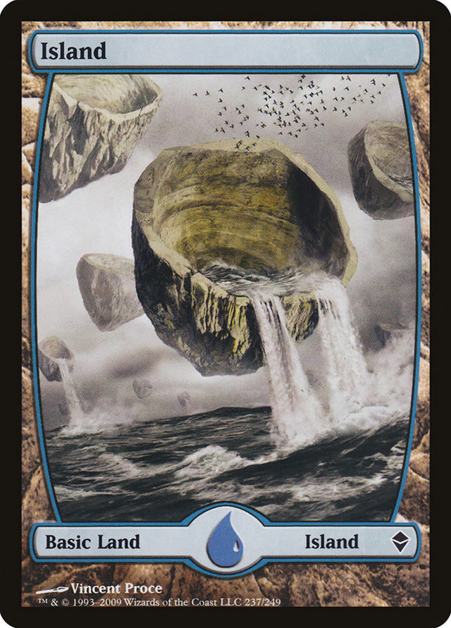 Island (237) [Zendikar] - PCA Designer Toys