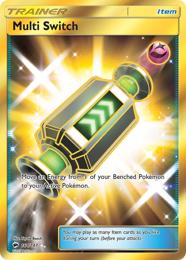 Multi Switch (164/147) [Sun & Moon: Burning Shadows] - PCA Designer Toys