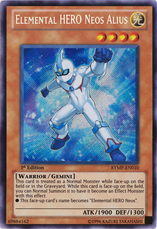 Elemental HERO Neos Alius [RYMP-EN010] Secret Rare - PCA Designer Toys