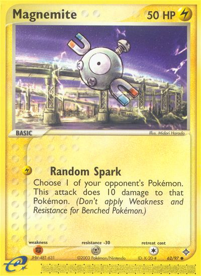 Magnemite (62/97) [EX: Dragon] - PCA Designer Toys