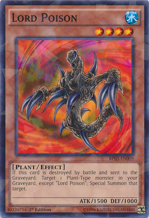 Lord Poison [BP03-EN009] Shatterfoil Rare - PCA Designer Toys