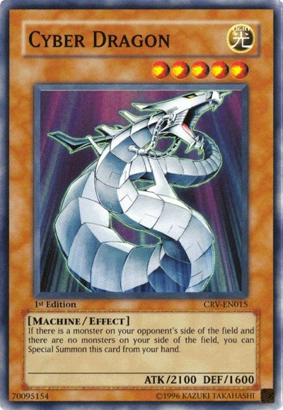 Cyber Dragon [CRV-EN015] Super Rare - PCA Designer Toys