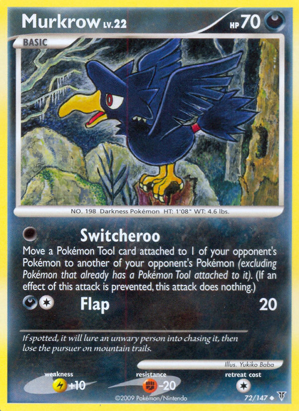 Murkrow (72/147) [Platinum: Supreme Victors] - PCA Designer Toys