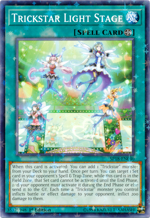 Trickstar Light Stage [SP18-EN040] Starfoil Rare - PCA Designer Toys