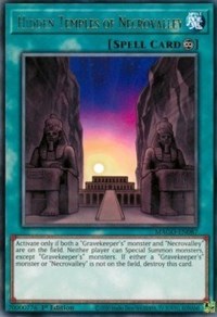 Hidden Temples of Necrovalley [MAGO-EN087] Rare - PCA Designer Toys