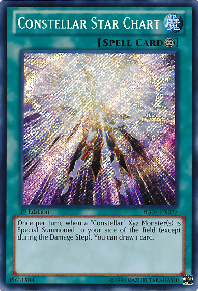Constellar Star Chart [HA07-EN027] Secret Rare - PCA Designer Toys