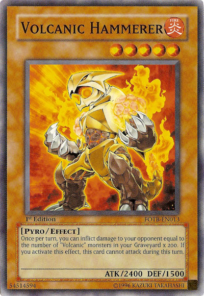 Volcanic Hammerer [FOTB-EN013] Common - PCA Designer Toys