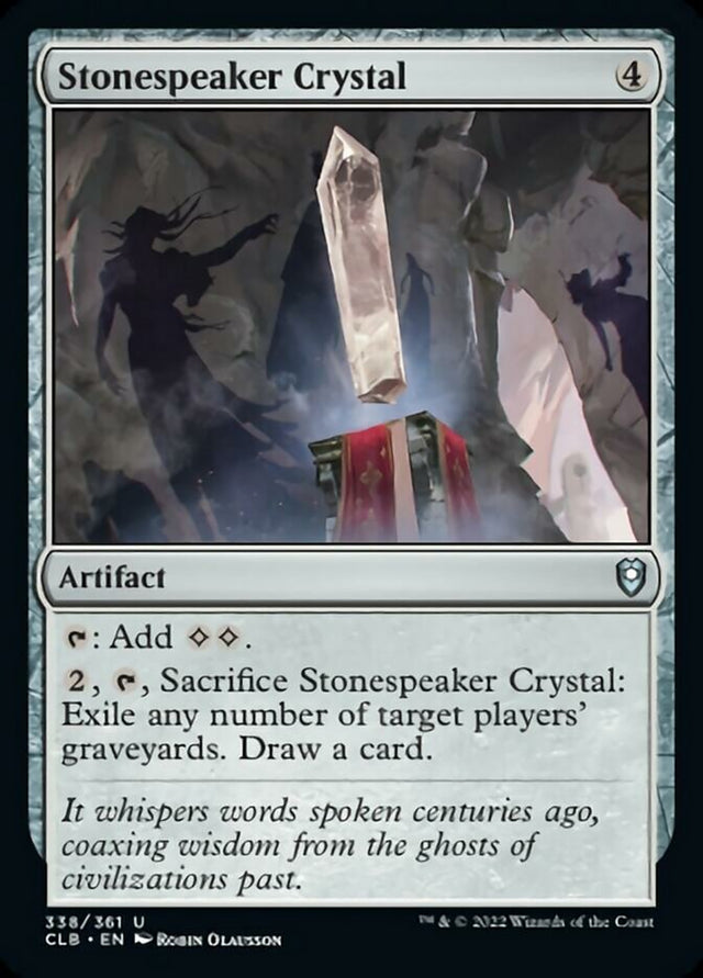 Stonespeaker Crystal [Commander Legends: Battle for Baldur's Gate] - PCA Designer Toys