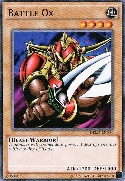 Battle Ox [DEM2-EN004] Common - PCA Designer Toys