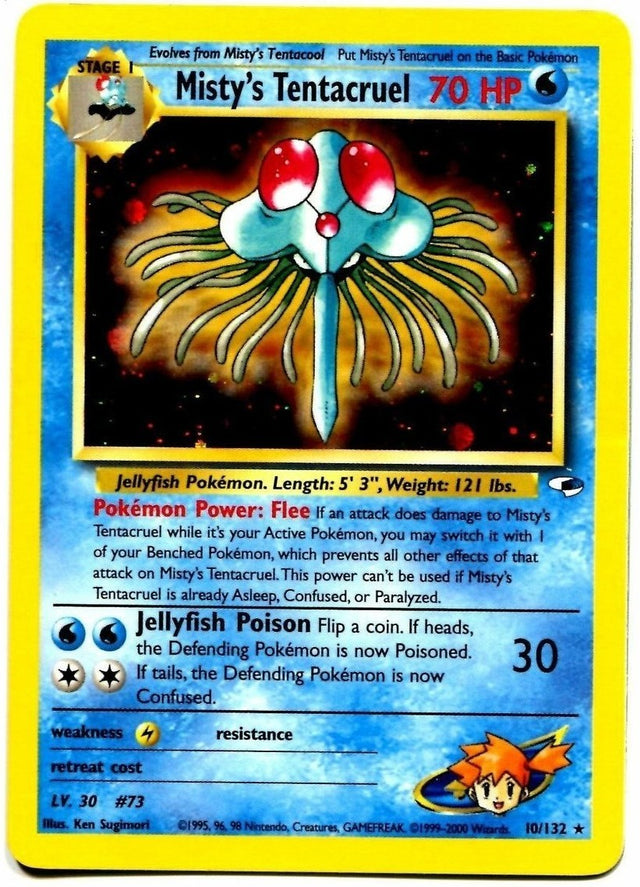 Misty's Tentacruel (10/132) [Gym Heroes Unlimited] - PCA Designer Toys