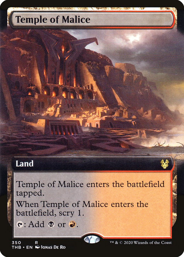 Temple of Malice (Extended Art) [Theros Beyond Death] - PCA Designer Toys