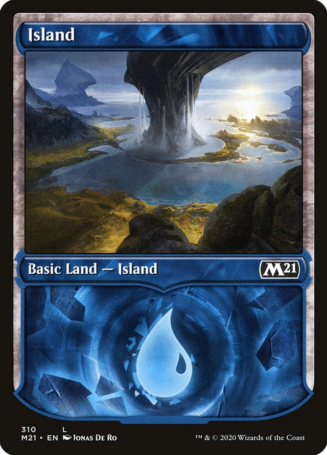 Island (310) (Showcase) [Core Set 2021] - PCA Designer Toys