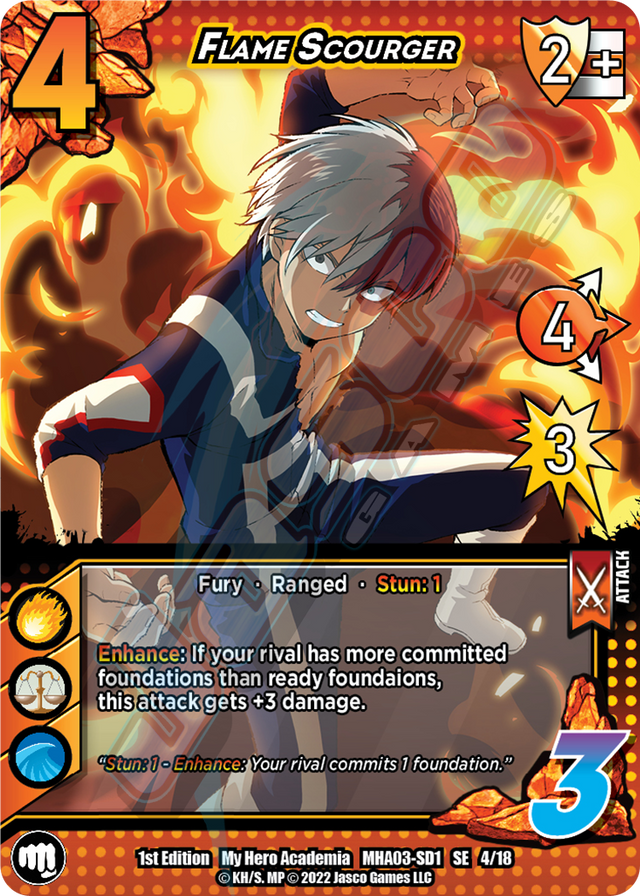 Flame Scourger [Endeavor Clash Deck] - PCA Designer Toys