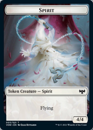Insect // Spirit (003) Double-sided Token [Innistrad: Crimson Vow Tokens] - PCA Designer Toys