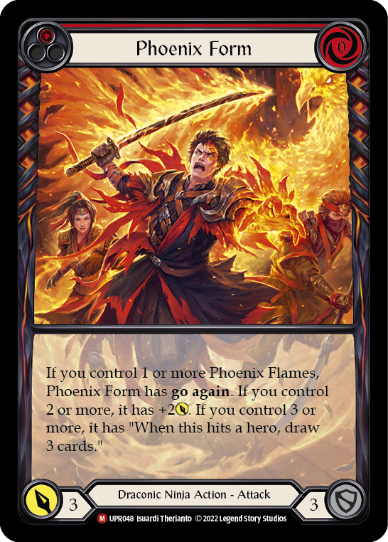 Phoenix Form (Extended Art) [UPR048] (Uprising)  Rainbow Foil - PCA Designer Toys