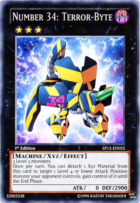 Number 34: Terror-Byte [SP13-EN025] Common - PCA Designer Toys